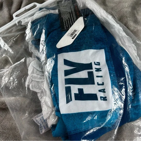 Fly Racing Kinetic Mesh Noiz Pants Blue/Navy Size 26 - Picture 4 of 5